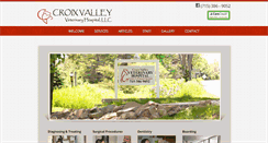 Desktop Screenshot of croixvalleyvet.com